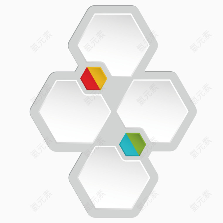 矢量PPT结构图