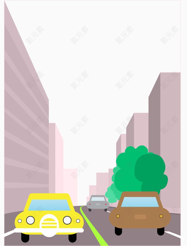 矢量汽车装饰图案免扣素材