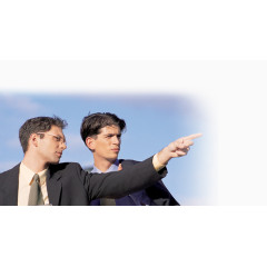 地球商务男人专注科技未来耳机