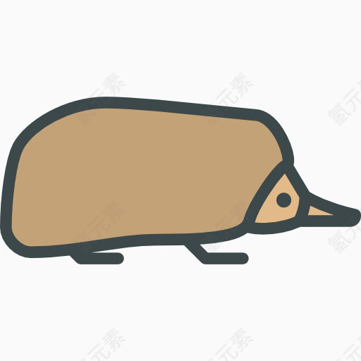 一只可爱的小刺猬