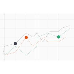 曲线ppt矢量元素表格