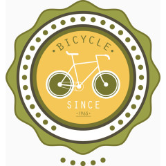 欧洲旧式简易自行车品牌商标