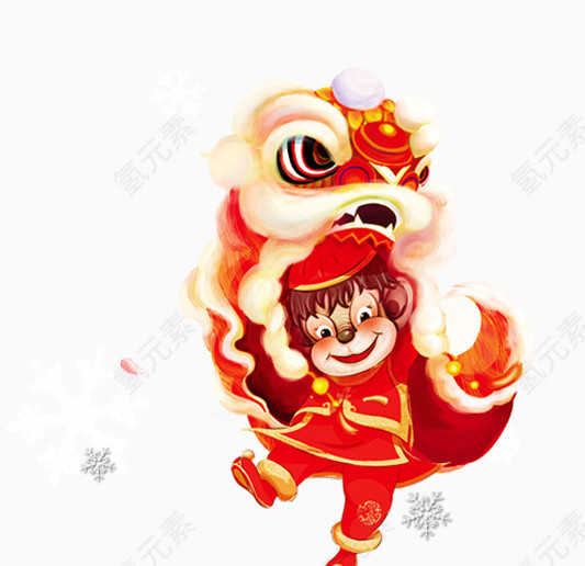 恭贺元旦舞狮