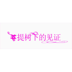 菩提树下的见证文字