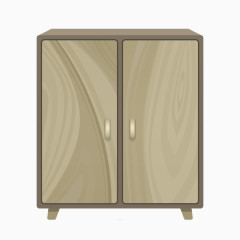 灰色木质古典柜子