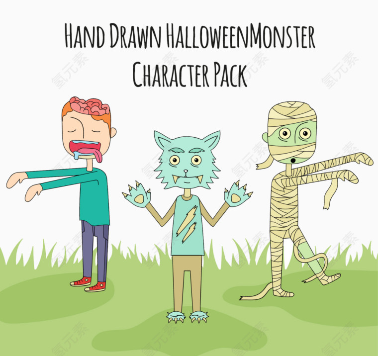 梦游的男人和妖精木乃伊