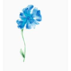 妖娆的蓝色妖姬