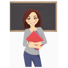 美女老师矢量图