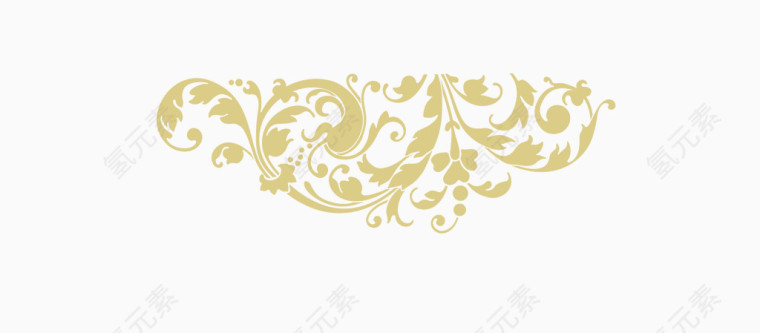 金丝线花纹   花纹素材   花草