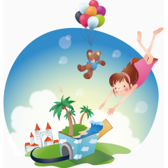 可爱 漫画风格 背景 文案背景