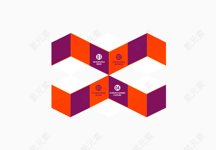 矢量几何立体图形