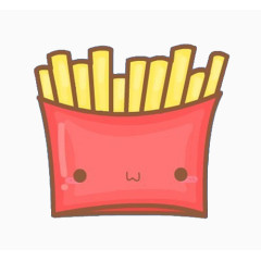 一包可爱的薯条