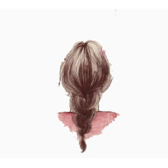 彩绘女孩背景图片