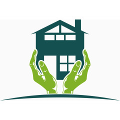 手捧房子素材图片