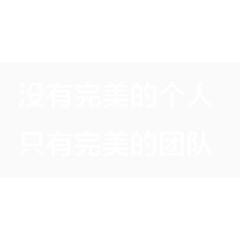 没有完美的个人只有完美的团队