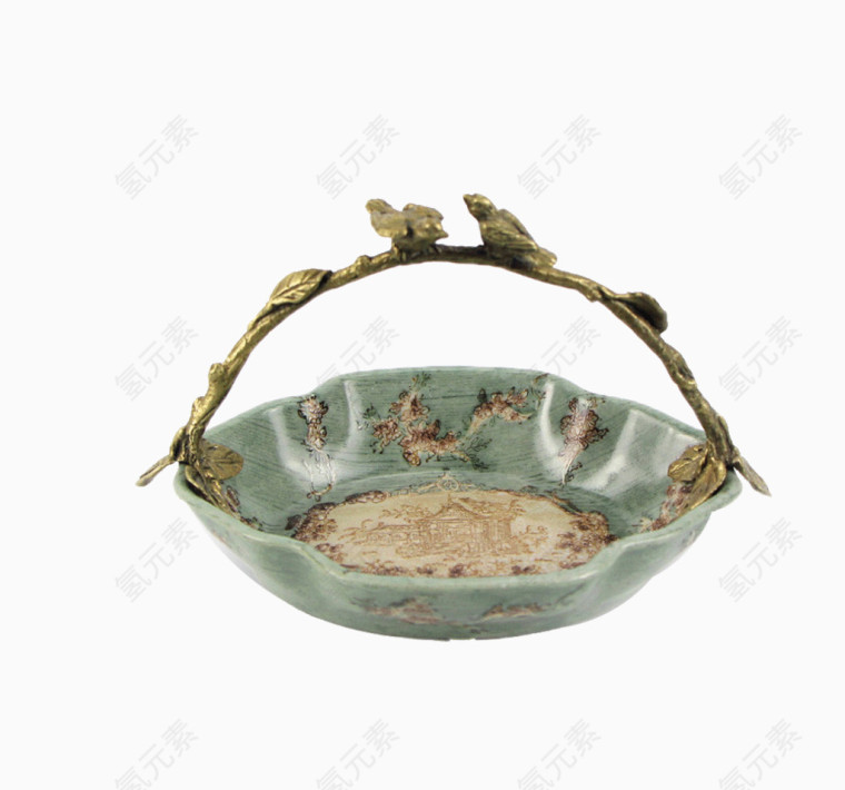 工艺品干果盘家居饰品