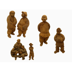 人形泥塑免抠图片