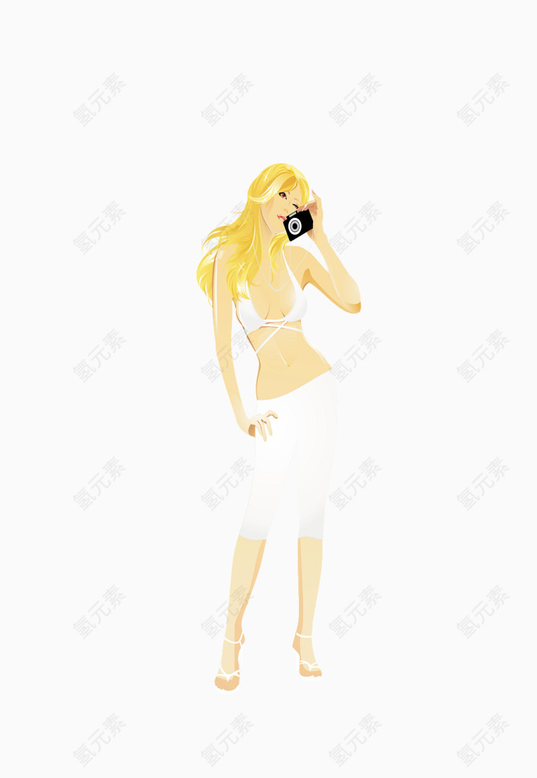 矢量性感美女图片