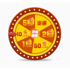 淘宝天猫京东抽奖活动大转盘