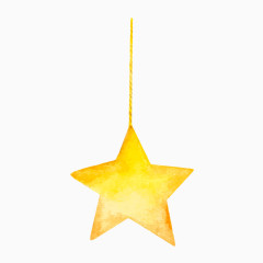 圣诞五角星素材矢量