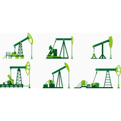 矢量挖石油