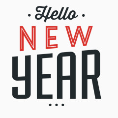 新年快乐艺术字