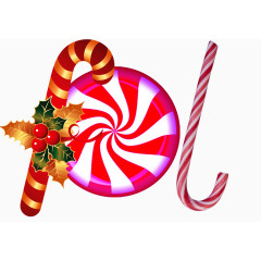 新年美味糖果素材