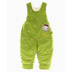 冬季加厚宝宝背带裤