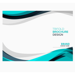 绿色波浪装饰边框