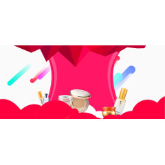 双十一红色几何背景素材线条