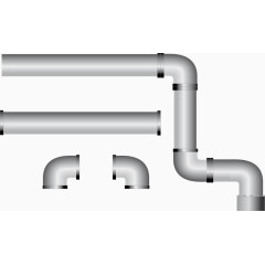 矢量图几根铁管