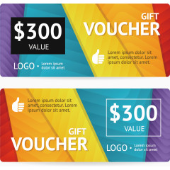 代金券矢量素材
