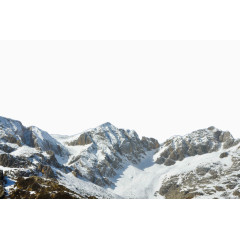 四川达古冰川风景图