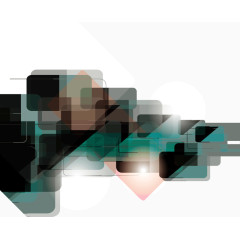 时尚方形装饰背景矢量素材