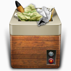 木质垃圾桶