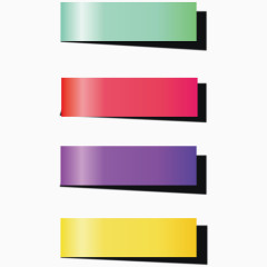 矢量彩色展示板子