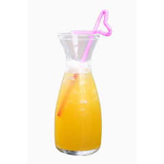 橙汁金桔柠檬果汁饮料透明玻璃杯