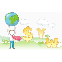 韩国风格 卡通 人物