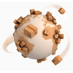 创意全球连通的物流