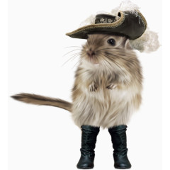 可爱手绘小老鼠