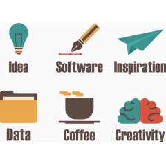 英语教育矢量图