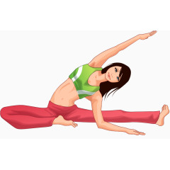 美女 健身 保养