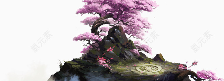 代号领游戏画面山粉色樱花