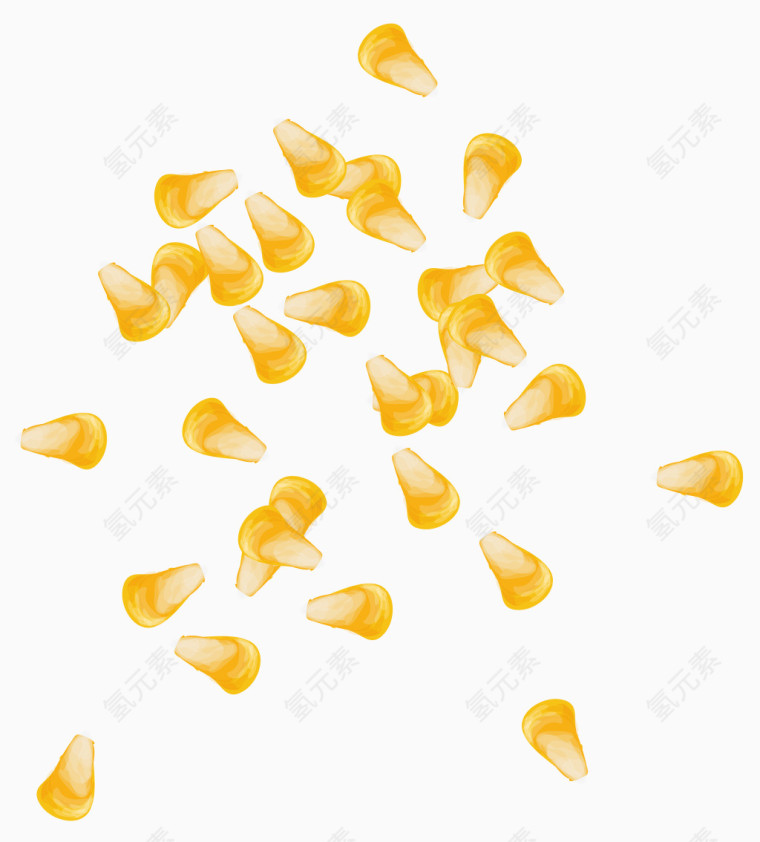 蓝色水墨素材矢量