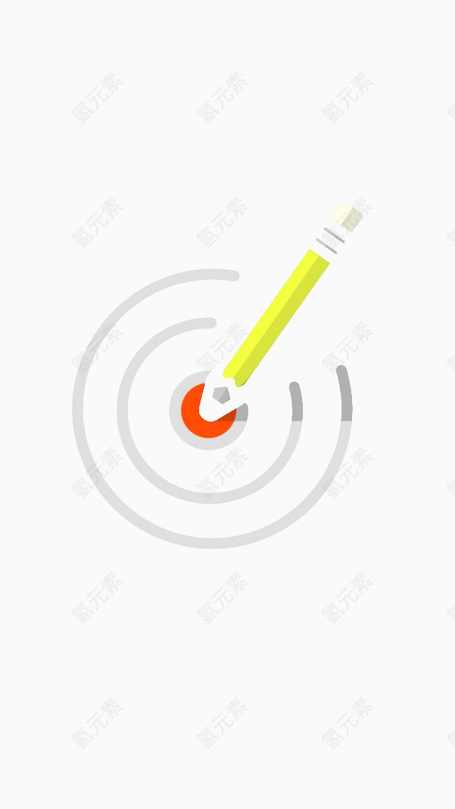 黄色铅笔
