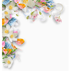 浪漫花朵小清新装饰边框