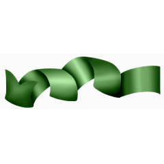 绿色彩带