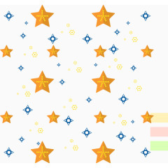 黄蓝色星星壁纸花纹背景