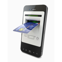 创意移动金融图片银行卡