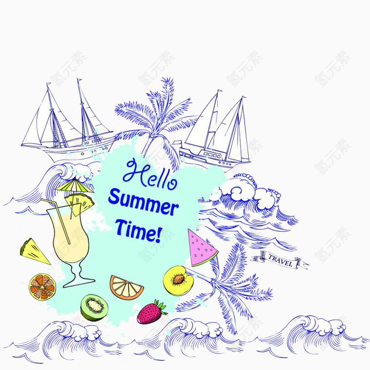 夏日海边